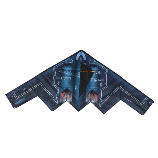 Stor flygplansdrake flygleksaker bombplan drake nylon tyg barn R With 100M WireBoard