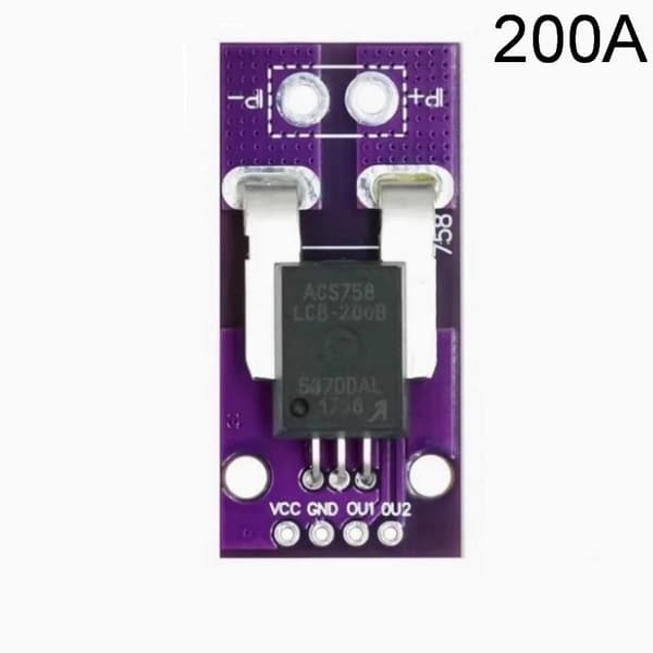 ACS758 ACS758LCB-050B-PFF-T lineaarinen Hall-virtasensorimoduuli 5 A3