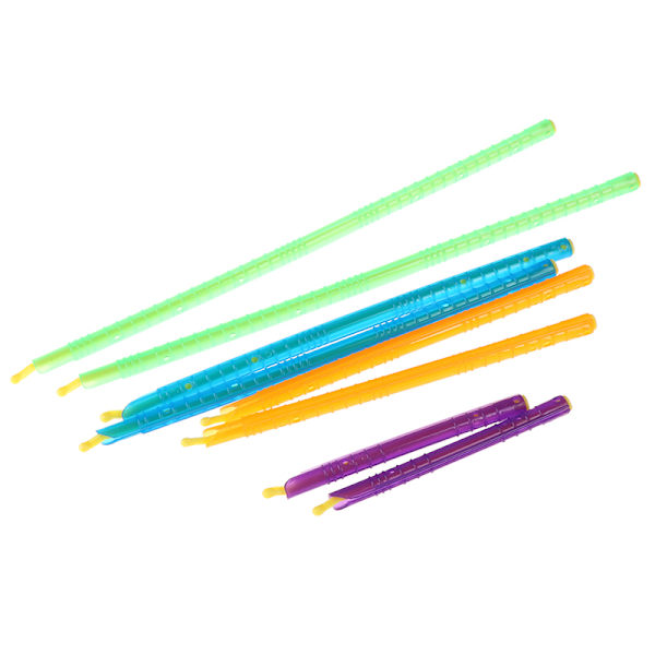 8 stk. nyttige plastposeklipser, tetningsklemme, oppbevaringsstang, oppbevaringspose