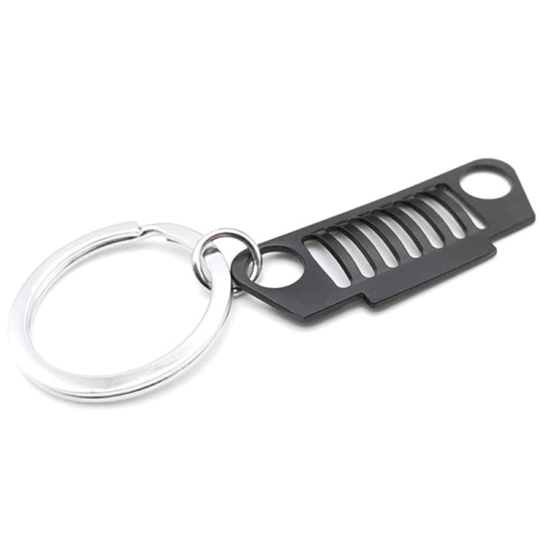 Rustfrit stål Car Front Grill Design Car Key Chain Grill Keyc A4