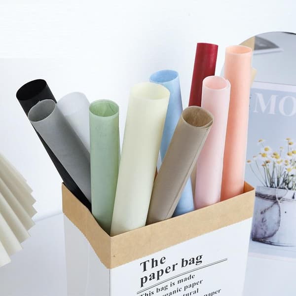 36 ark silkespapper presentinslagning med ritbart foderpapper Pink