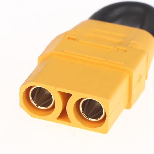 1 stk. kortslutningsstik til RC-modelbil, dobbelt til enkelt batteri XT90