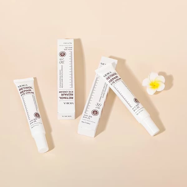 MOIKA Retinol Reparerende Øjencreme Reducerer Fine Linjer og Mørke Rande 30g