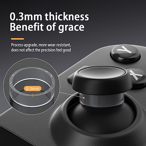 Joystick-skydd Osynligt elastiskt gummi Anti-slitskydd A