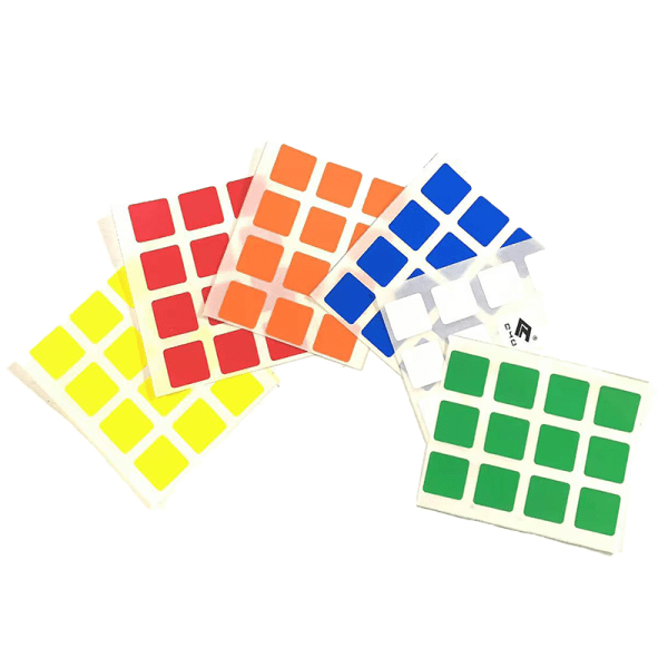 Lasten 3x3x3 tee-se-itse-tarrat korvaavat kirkkaan värisen Cubo Magico -lelun A1
