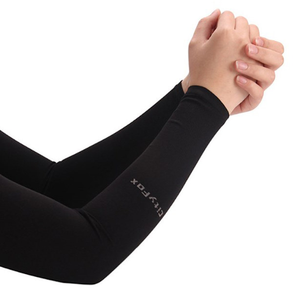 Ice Silk Solskydd Armskydd Unisex cover utomhus C Gray