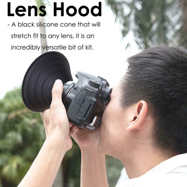 Anti-glas Ultimate Camera Lins Cover Huva