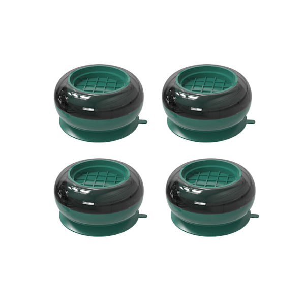 4stk Vaskehine Vibrasjonspads Anti Vibration Vaskehine Su Green