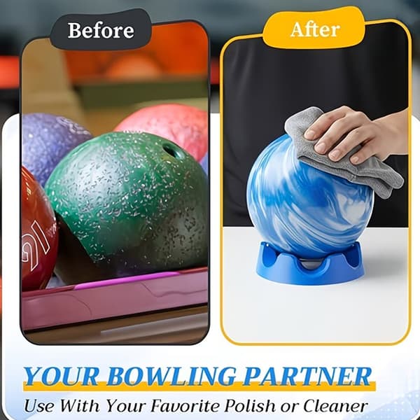 Roterende brakett for bowlingkule 360-graders jevn rotasjon koppholder A3