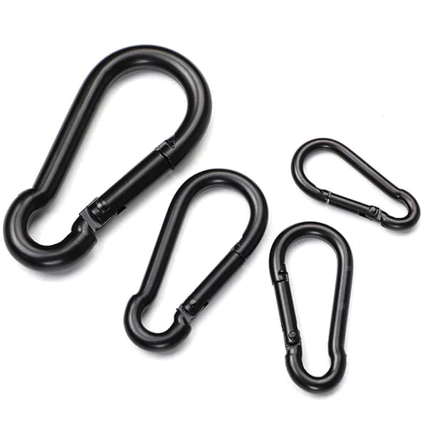 Metallinen avaimenperäpidike koukut D karbiinikoukut liitinkorut M 60mm