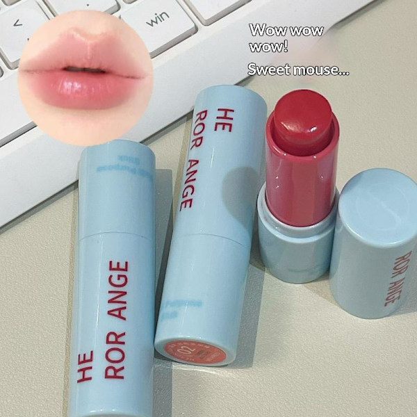Multifunktionel Transparent Vand Let Makeup Læbestift Blush Øje A4