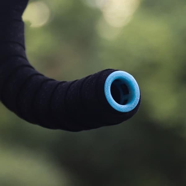 Racercykel Drop Styr Lysende Endeprop Racercykel Drop Bars Blue