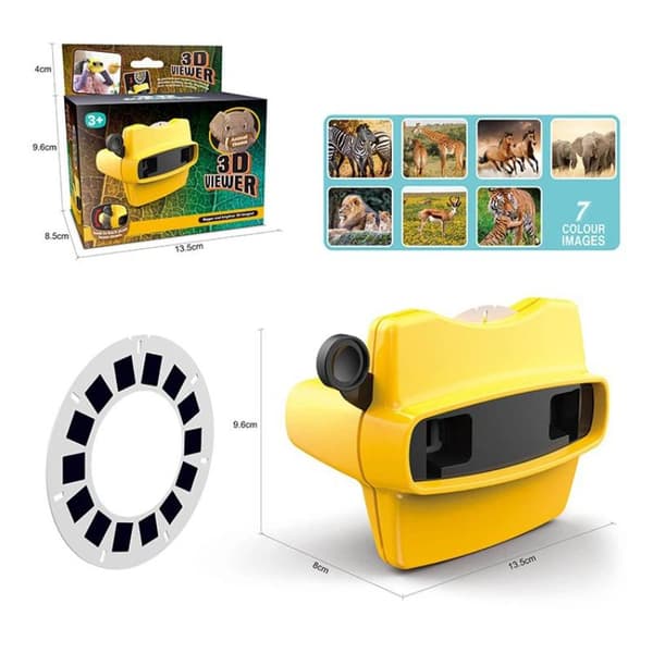 Ny 3D View-Master 3D utdanningsvisningsmaskin 7 bilder Mini Th ocean theme