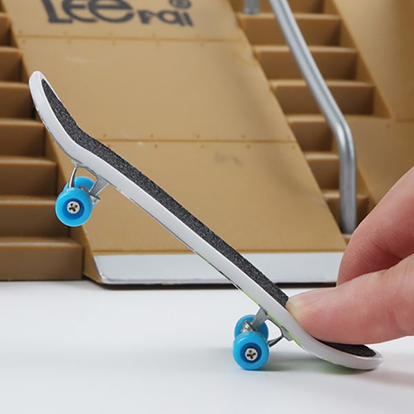 Finger Skate Board Tech Two Wheels Mini Scooter Fingerboard Sho A7 Blue  motor
