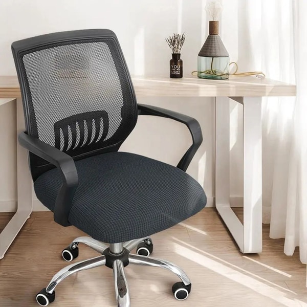 Spandex Elasticity Office Stretch datorstolsöverdrag Anti-du White