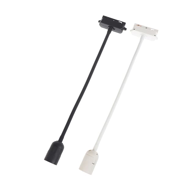 LED-spårbelysning E27 justerbar böjbar svanhalslang White 40CM