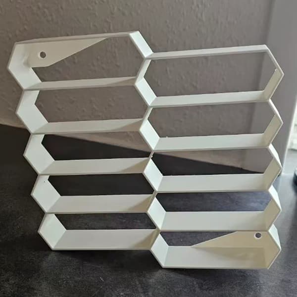 10 Gitre 3D-printede bilmodelopbevaringsboks Bilmodelbeskyttende Red