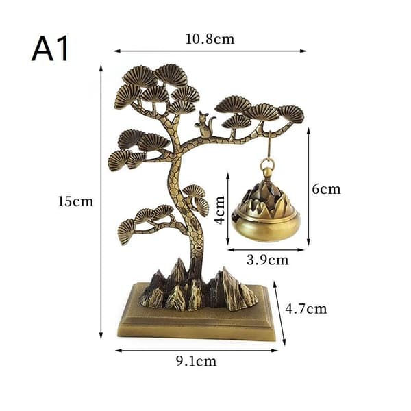 Hem Inomhus Kreativ Brännare Dekor Tall Stil Aromaterapi Prydnad A1