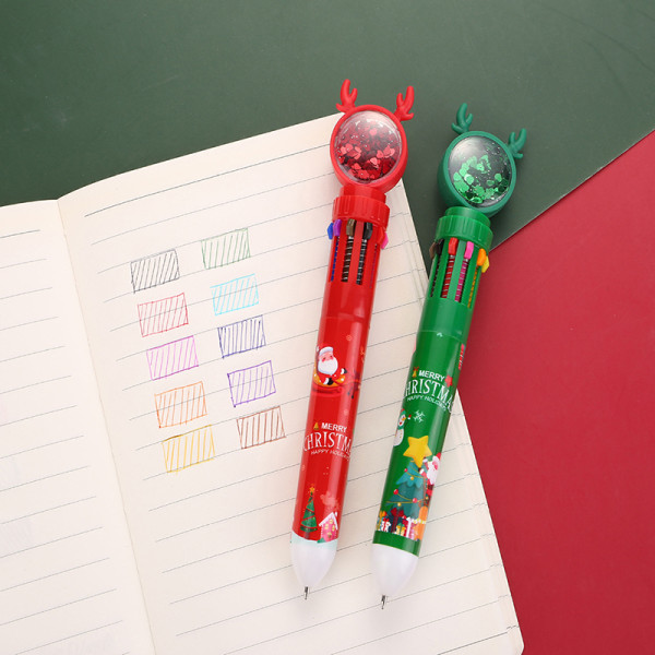 10 farver kreativ kuglepen Oliepapir Pen Annoncering