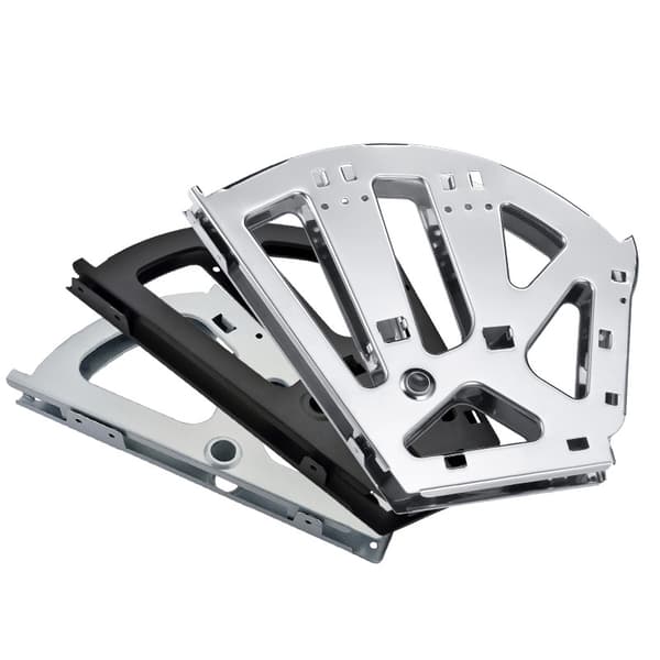 2 STK Skoskabshængsler Stål Skoreol Hylde Flip Rack Hardwa Silver 3 Layer