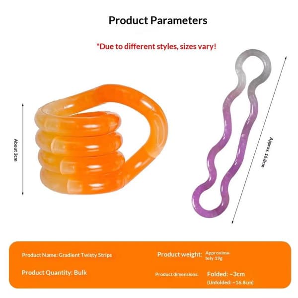 Temperaturforandrende vridnings- og fingerdekompresjonsleke for 1pc