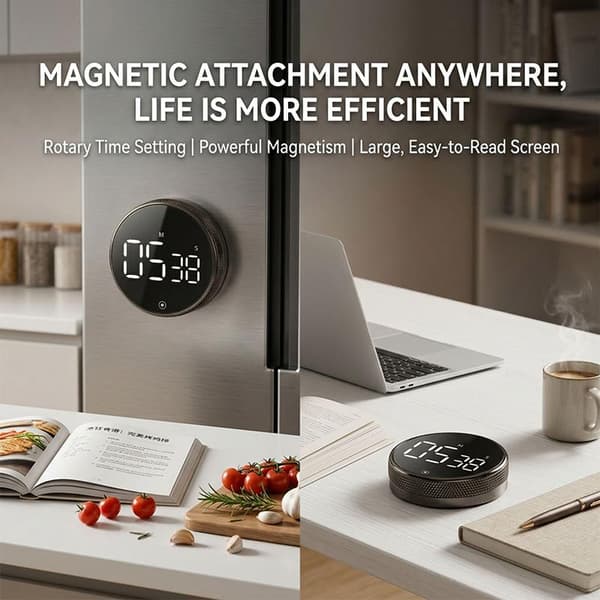 1 st magnetiska digitala timers manuell nedräkning kökstimer Cou A4