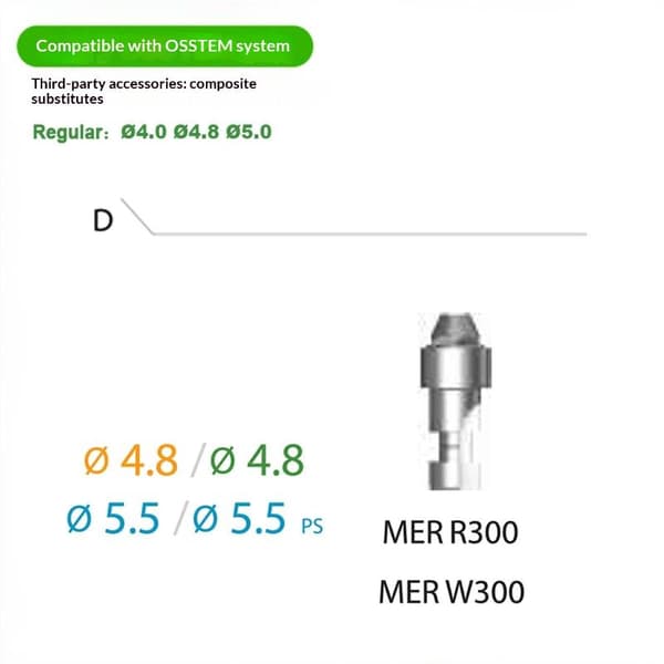 Dental Im Composite Analog kompatibel med Osstem-system för La A2