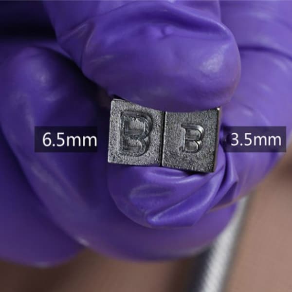 36kpl Teräs Set Numero nahka Leimausrei'ityssarja 3.5mm
