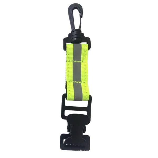 1 stk hanskeholder brannmannshanskestropp grønn grå arbeid plastic single clip