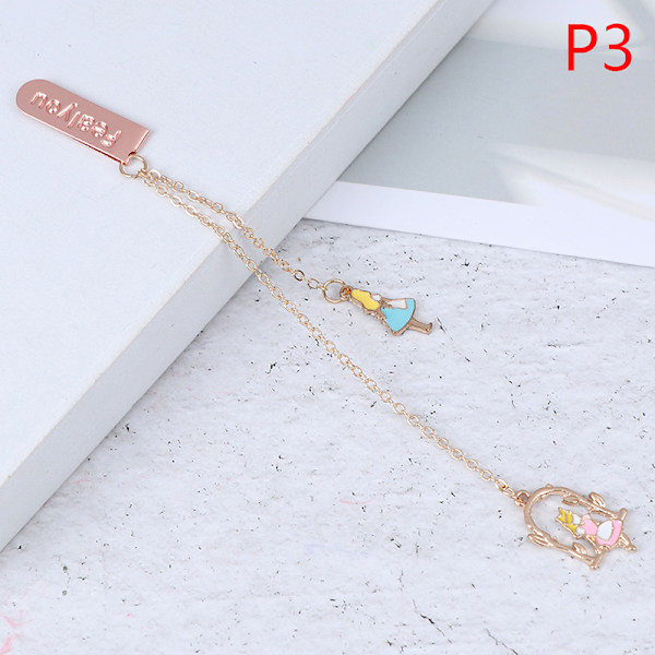 1PC Kirjanmerkit Riipus Kirjamerkit Metalliset Kirjanmerkit Koulutoimisto P3