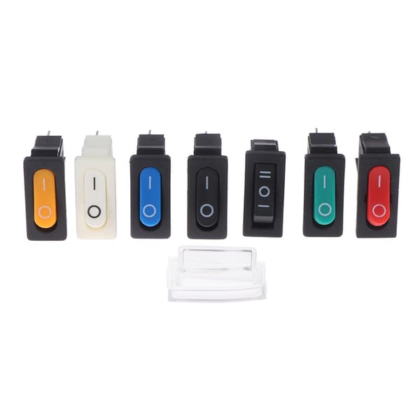 5st KCD1-110 9,5x21mm vippbrytare PÅ/AV 2-stift Instrument Po 2(red)