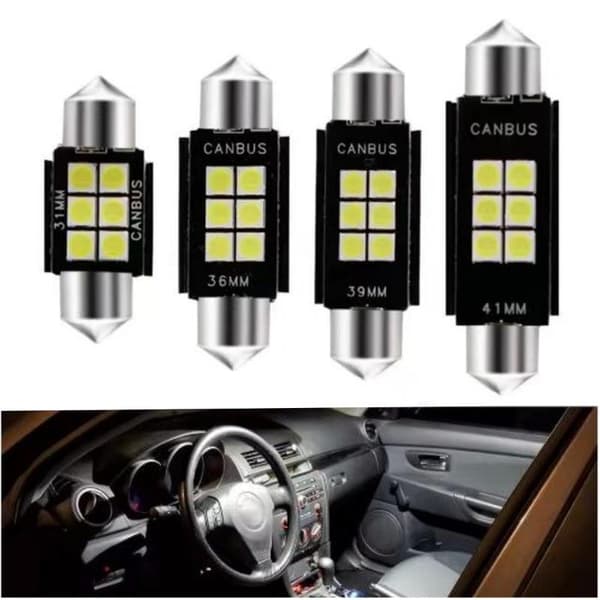 Bil LED Nummerskilt Leselys CSP 3030 Signallampe A4