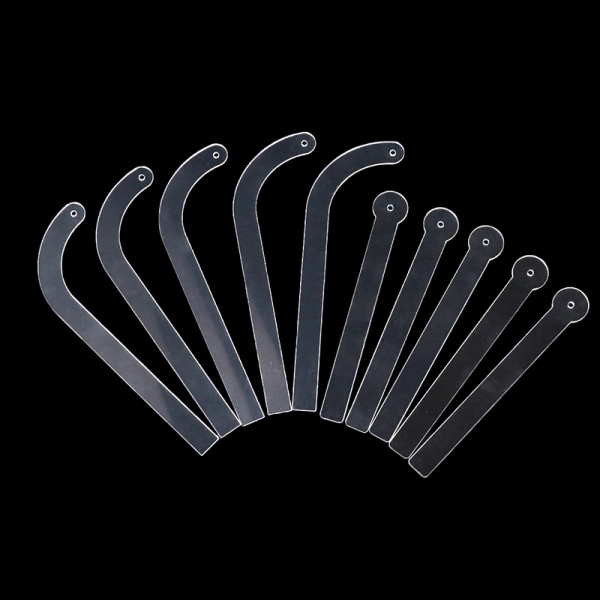 1/5 st Clear Earring Display Holder Bäreffekt Stick Ear St A 1Pc