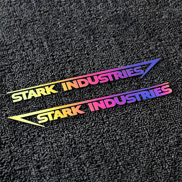 Iron Man Avenger Car Svart reflekterende klistremerke Motorsykkelbil Tr A3