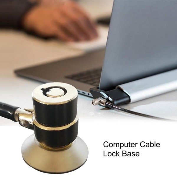 Beskyttelse Anti Theft Lock Base Spor Plate Kabel Security Compu