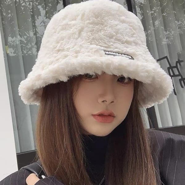 Ny Fluffy Pels Dame Vinterhue Vinter Sne Skihue Kvinde Fa A10