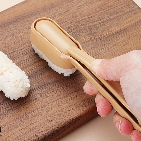Sushi-modellverktøy for å lage rektangulær ris- og grønnsaksrull white