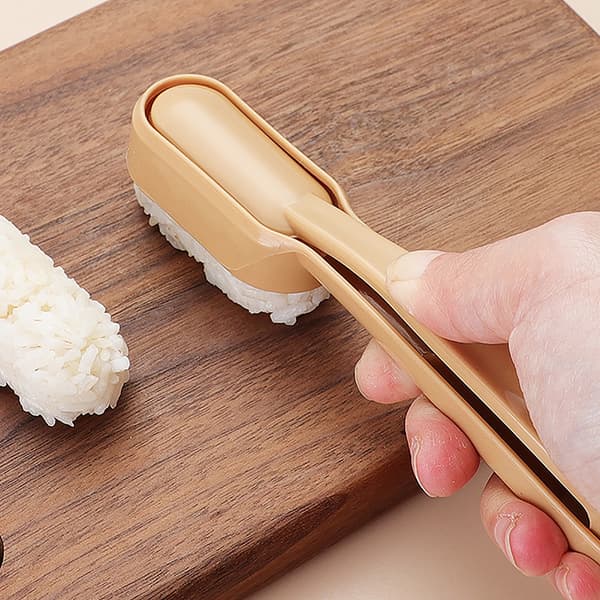Sushi-modelværktøj til at lave rektangulær ris- og grøntsagsrulle Khaki