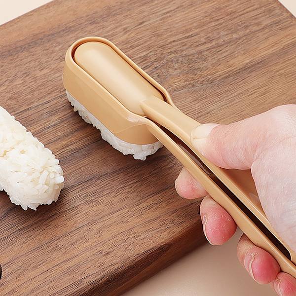 Sushi-modelværktøj til at lave rektangulær ris- og grøntsagsrulle white