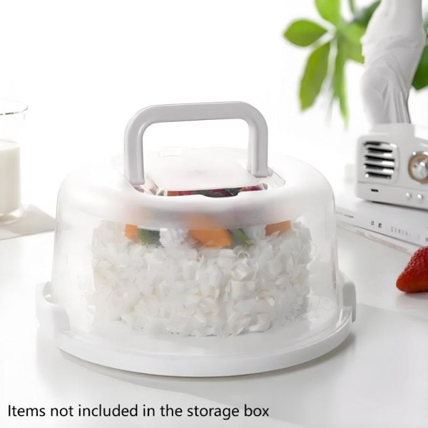 Oppbevaringsboks for bursdagskake White