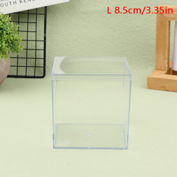 1Pc Transparent Acrylic Boxes Plastic Organizer Packing Box  Ca L