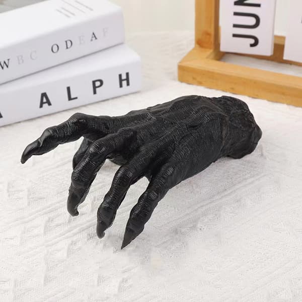 Häxans hand väggdekoration väggmonterad simulering händer Sta Black