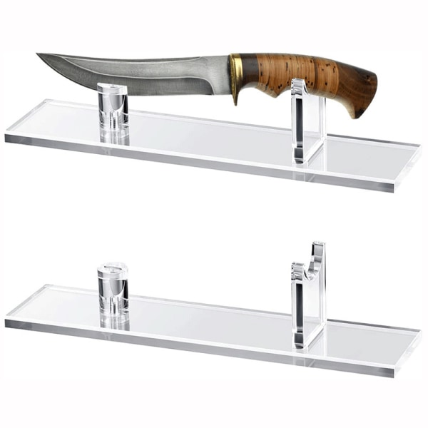 Kniver Display Holder Kniver Display med støtteramme Black