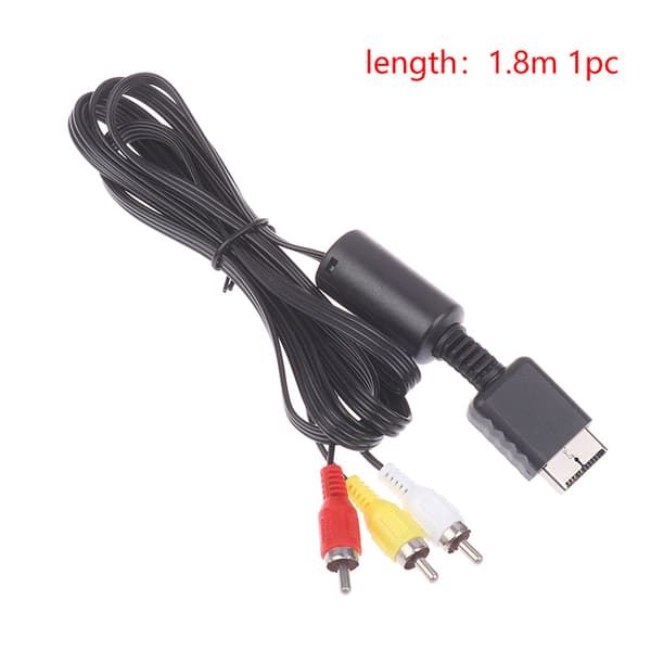 AV-kaapeli PS3 PS2 PS1 -konsolille, videon jatkojohto 1Pcs