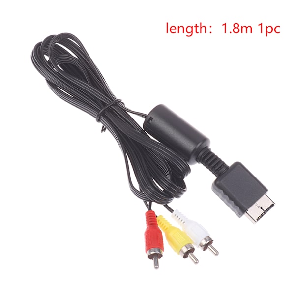 AV-kabel för PS3 PS2 PS1-konsol o Video Extend Wire Converter 1Pcs