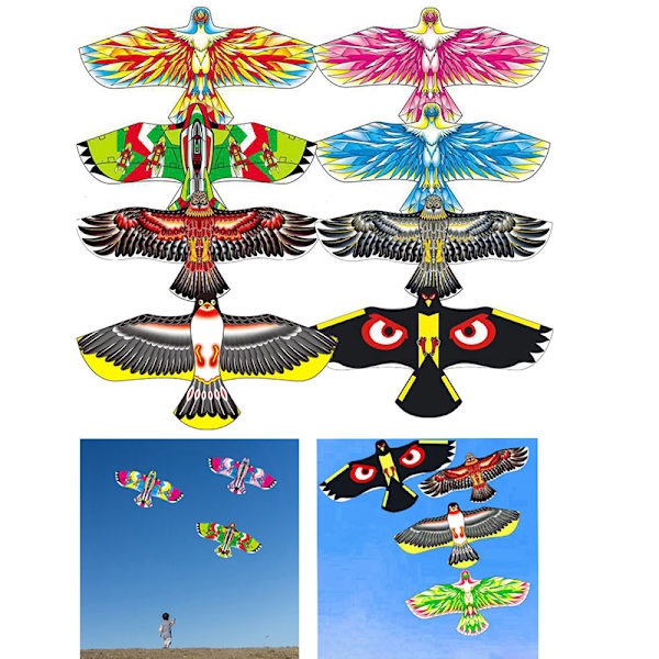 1,2 m Phoenix Eagle Kite Kite Line Barn Flygande Fågel Drakar Ou E