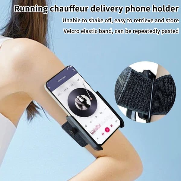 Telefonhållare för bil 360 rotation handledsband mobil support universal Strap
