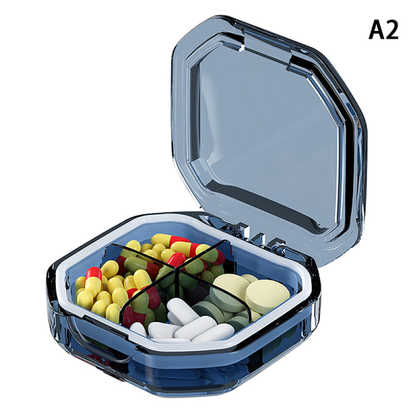 4/6 Grids Medicin Organizer Weekly Travel Pill Box Container M A2