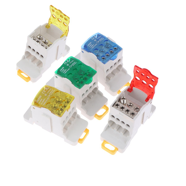 UKK80A Terminal Block Rail distribution Box Universal Electric Green