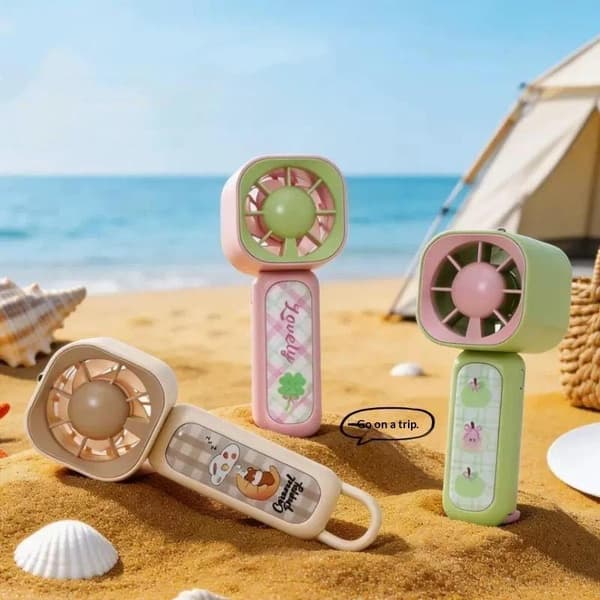 Mini e Håndholdt Ventilator USB Genopladelig Bærbar Tre-Hastigheds Ventilator A A1
